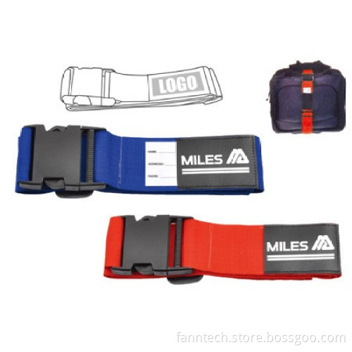 Luggage Strap with Plastic buckle for Travelling with Custom Logo for Promotional Gift Use Giveaways Gadgets for Events